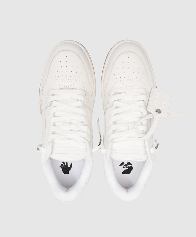 Off-White White leather sneakers Out Of Office For Walking OWIA259S23LEA003 image 4