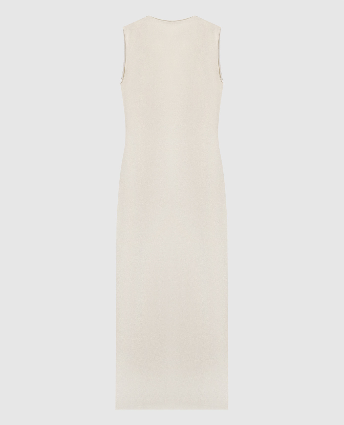 

Бежевое платье макси с открытой спиной, Бежевый, Вечерние платья