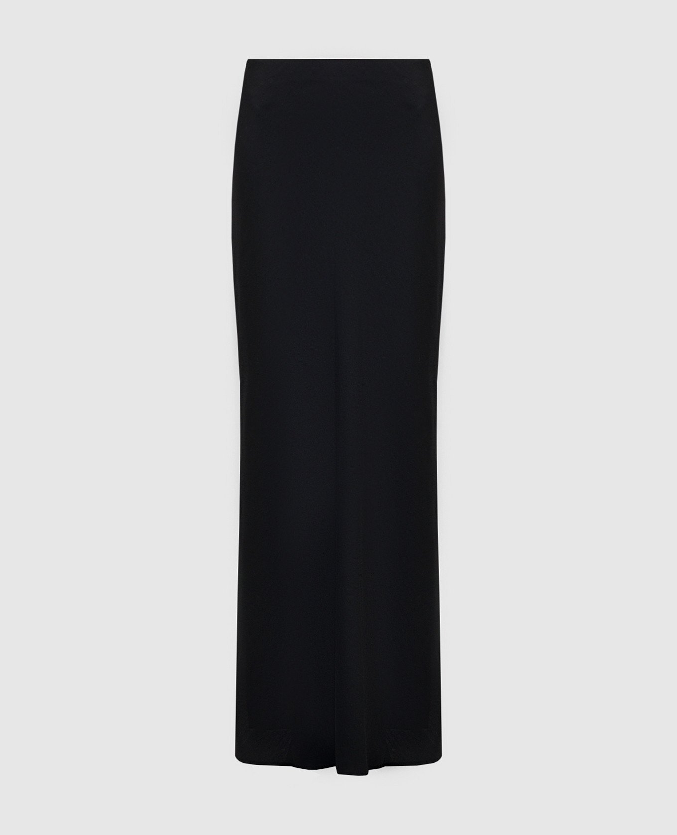 Black maxi skirt with linen