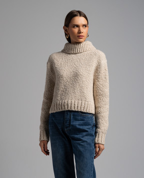 Bottega Veneta Бежевий светр з вовни 761630V3DS0