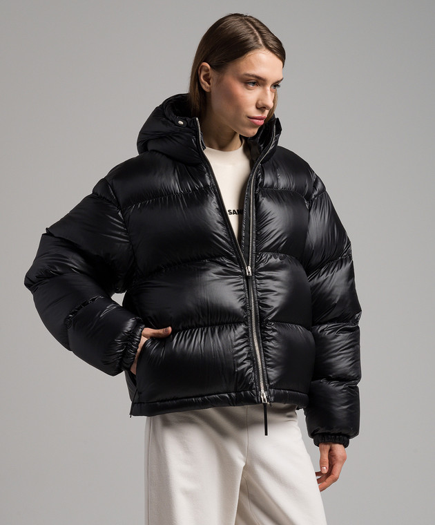 00’s archive JIL SANDER フード　デザイン　ダークウェア Jil Sander - Черный пуховик J40AF0131J70122 купить в Symbol
