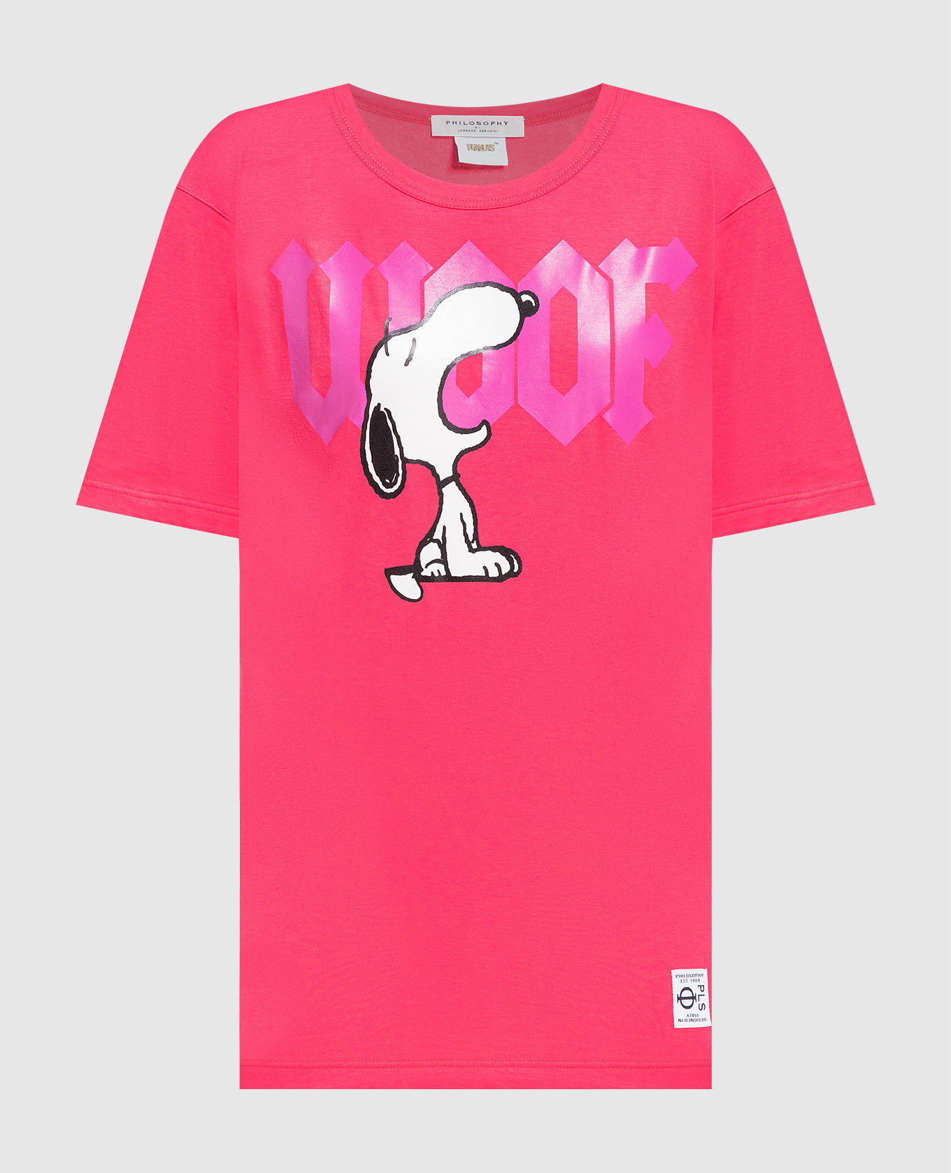 Pink T-shirt with a Peanuts print