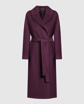 Heresis Фіолетове пальто з вовни M11120D160