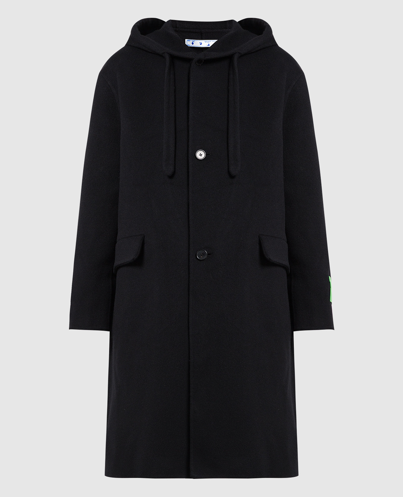 Черное пальто из кашемира