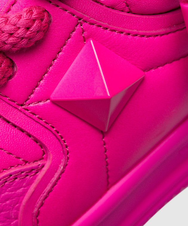 Valentino One Stud XL ピンク スニーカー 38 VALENTINO GARAVANI ONE STUD XL Pink PP运动鞋