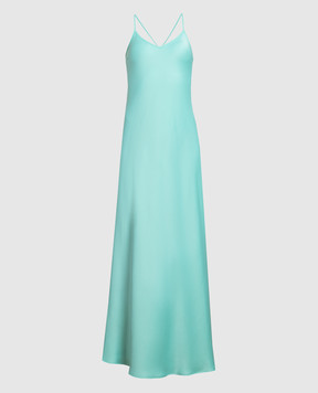 Max & Co Зелена сукня-комбінація максі ALCESTE