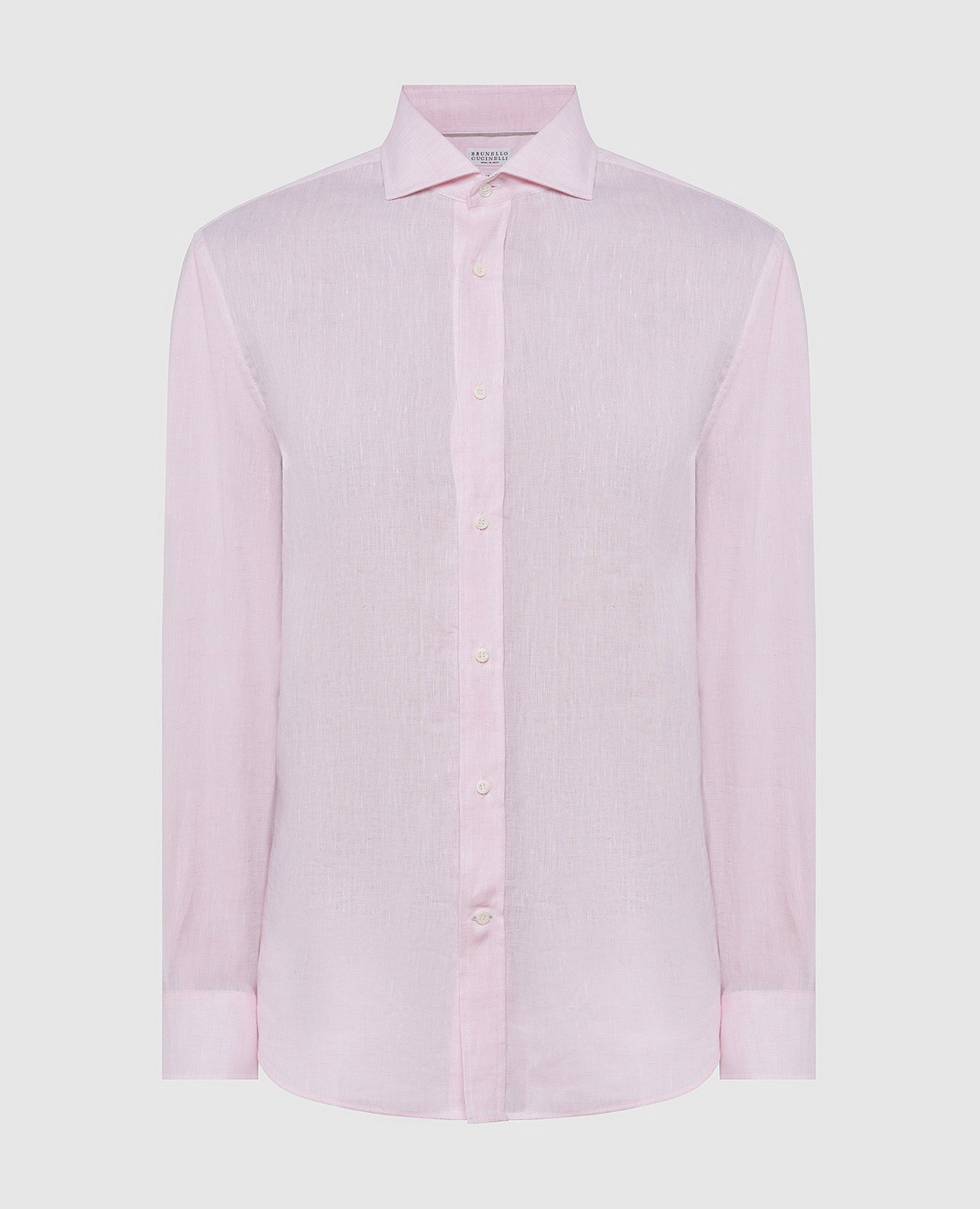 Pink linen shirt