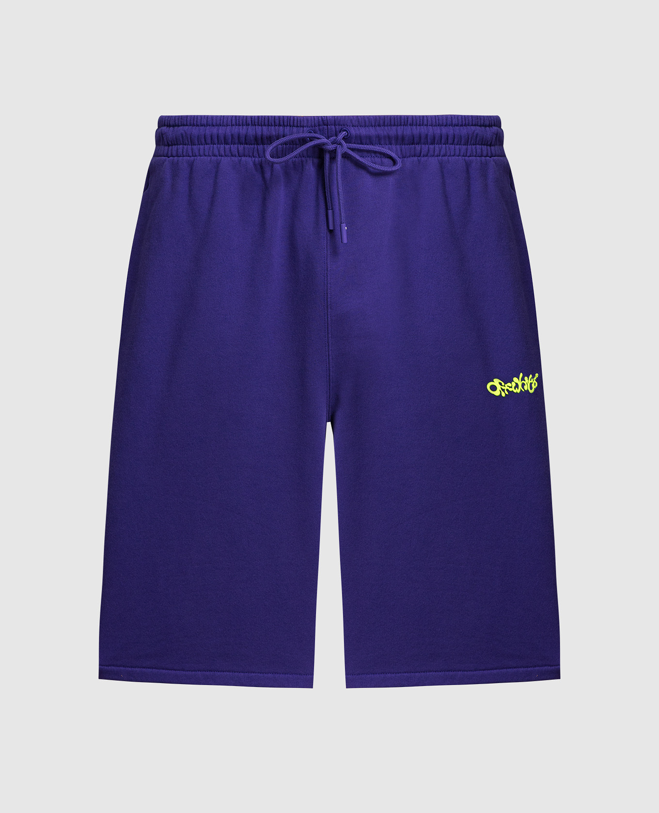 

Фиолетовые шорты с принтом логотипа, Фиолетовый, Шорты