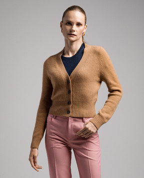Allude Коричневий кардиган з кашеміру 23511401