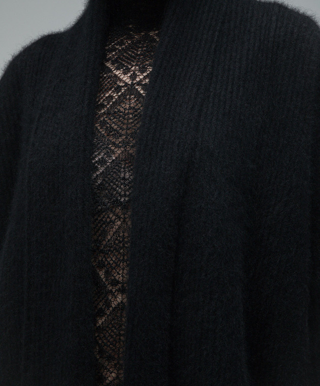 UMA WANG Black cardigan made of wool UK7166 image 5