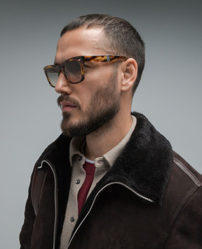 Brunello Cucinelli Сложные солнцезащитные очки Mr. Brunello с фотохромными линзами коллаборация с Oliver Peoples MOCMBC006