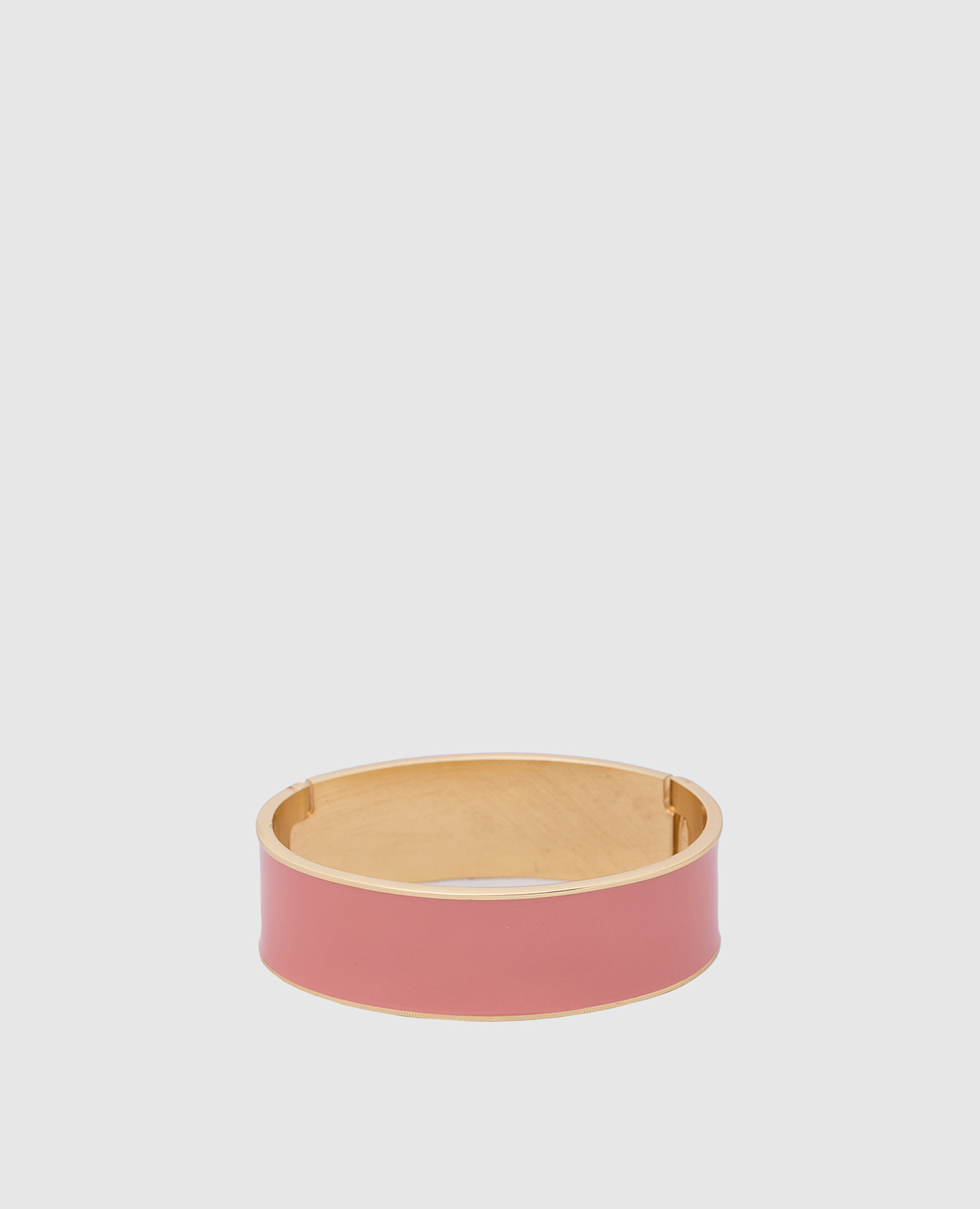 Розовый браслет с покрытием 24-каратным золотом.