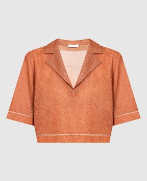Oseree Оранжевая блуза HS22 Lumiere LWF224LUREX