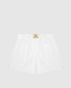 Dolce&Gabbana Белые трусы с вышивкой логотипа M4D79JFUEB0
