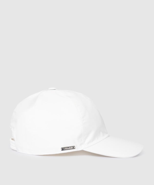 Enrico Mandelli Біла кепка з металевим логотипом CAP4014209 зображення 3