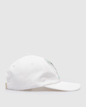 Casablanca Белая кепка Tennis Club Icon с вышивкой AF23HAT00203w