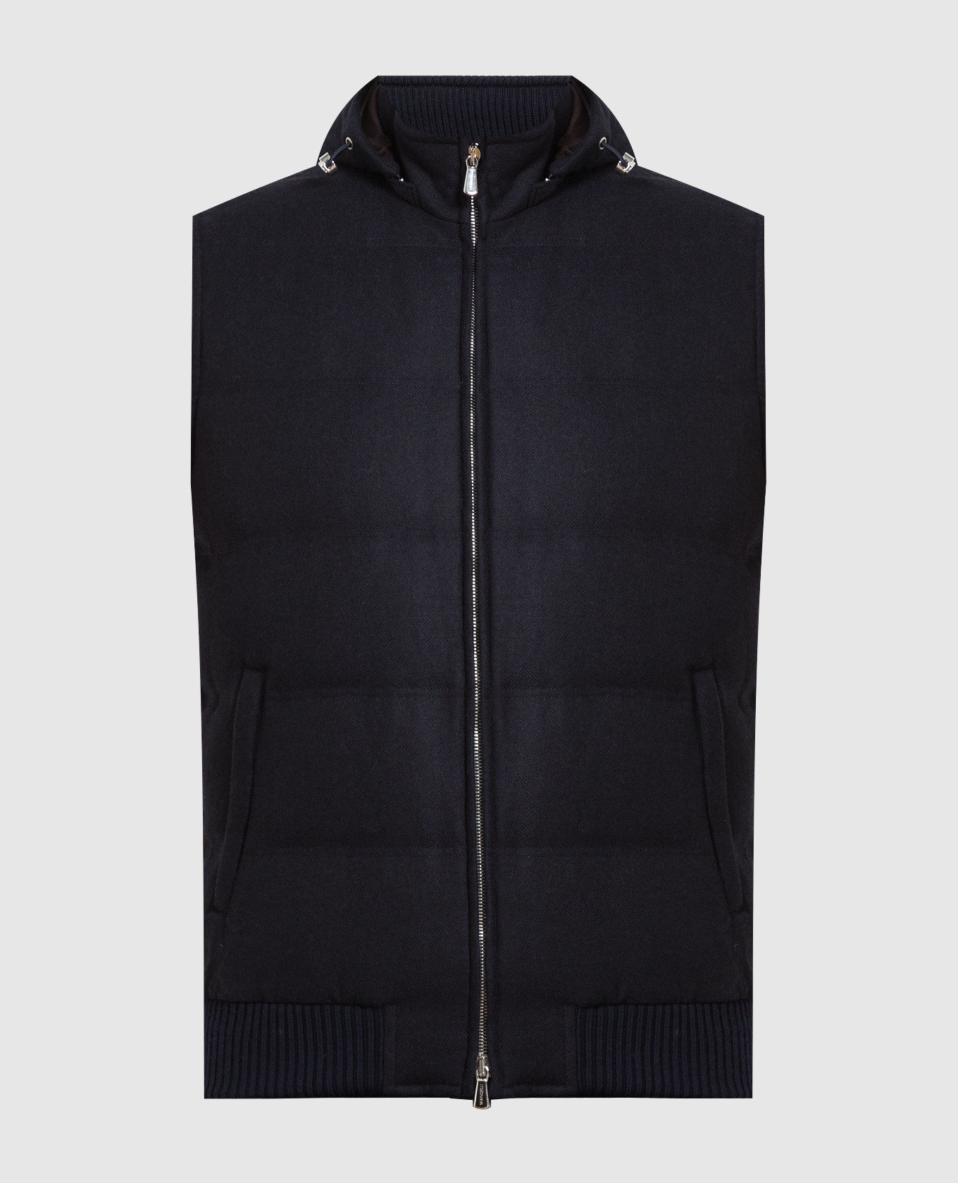 

Синий пуховый жилет, Верхняя одежда