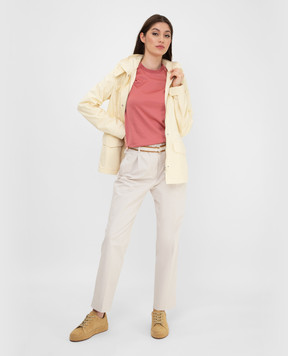 Loro Piana Светло-бежевая куртка Traveller FAF8482