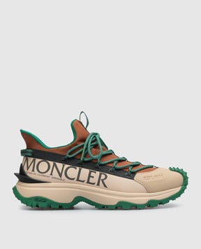 Moncler Коричневі кросівки Trailgrip Lite 2 з логотипом 4M00240M3457