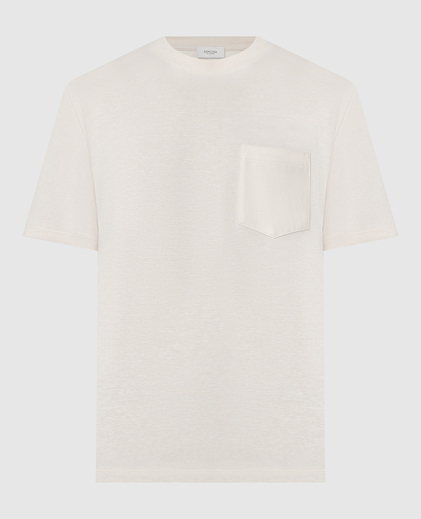 Beige t-shirt with a pocket