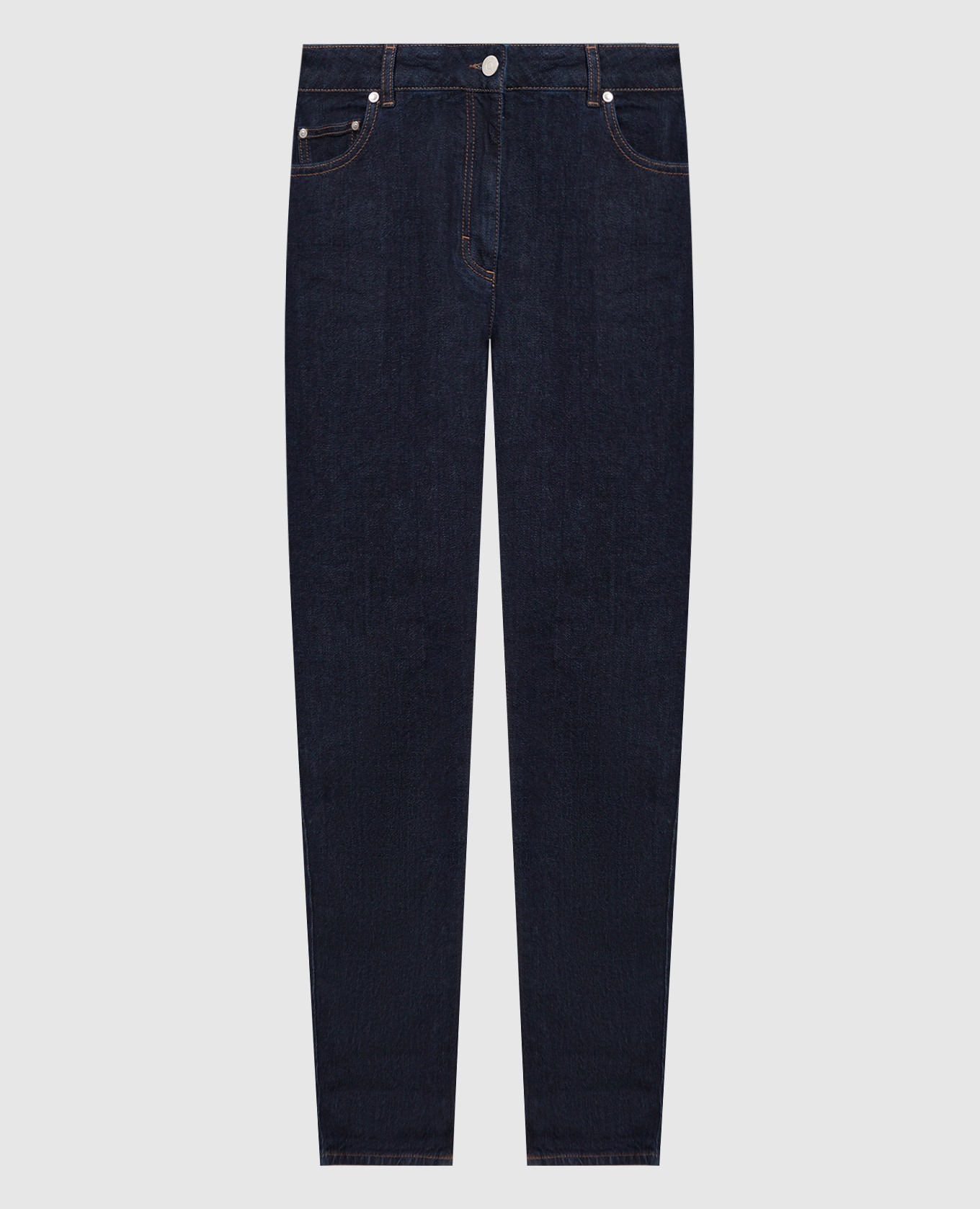 

Темно-синие джинсы, Тёмно-синий, Прямые джинсы