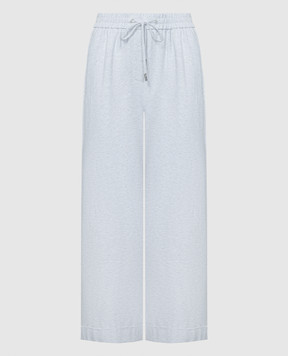Peserico Сірі спортивні штани з ланцюжком моніль P04723J002379