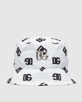 Dolce&Gabbana Белая панама с контрастным логотипом FH609AHSMGJ