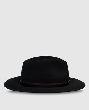 Borsalino Чорний капелюх Country 160001