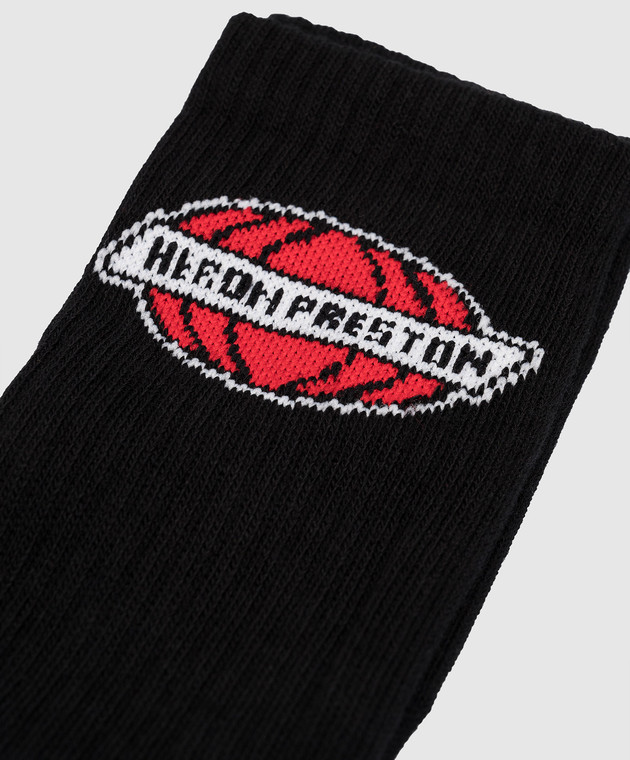 Heron Preston Черные носки Heron Globe HMRA008S23KNI004 изображение 3