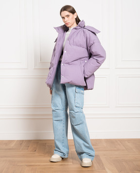 Bottega Veneta Фиолетовый пуховик 708191V1LE0