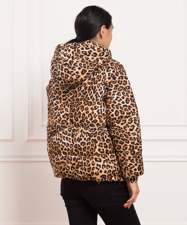 Twinset Стеганая куртка в леопардовый узор 222TP2720 изображение 4