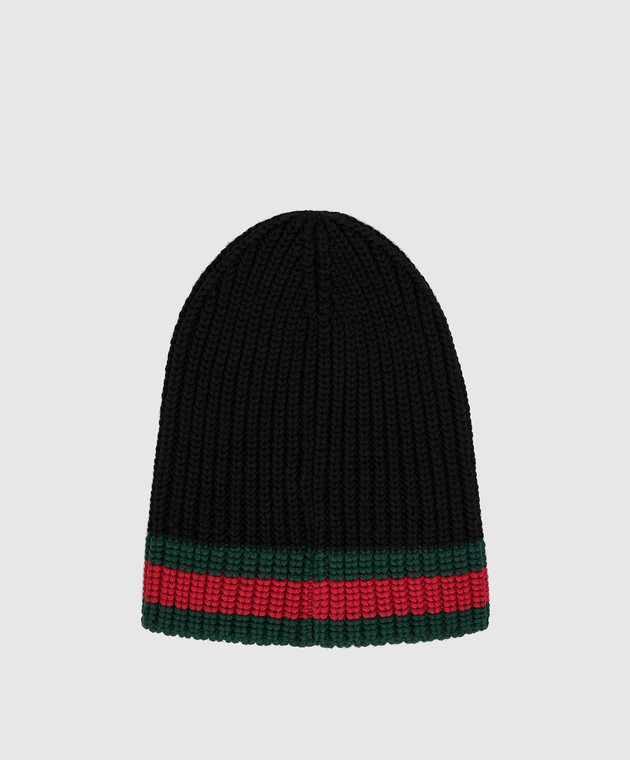 Gucci - Черная шапка из шерсти 4297534G206 купить в Symbol