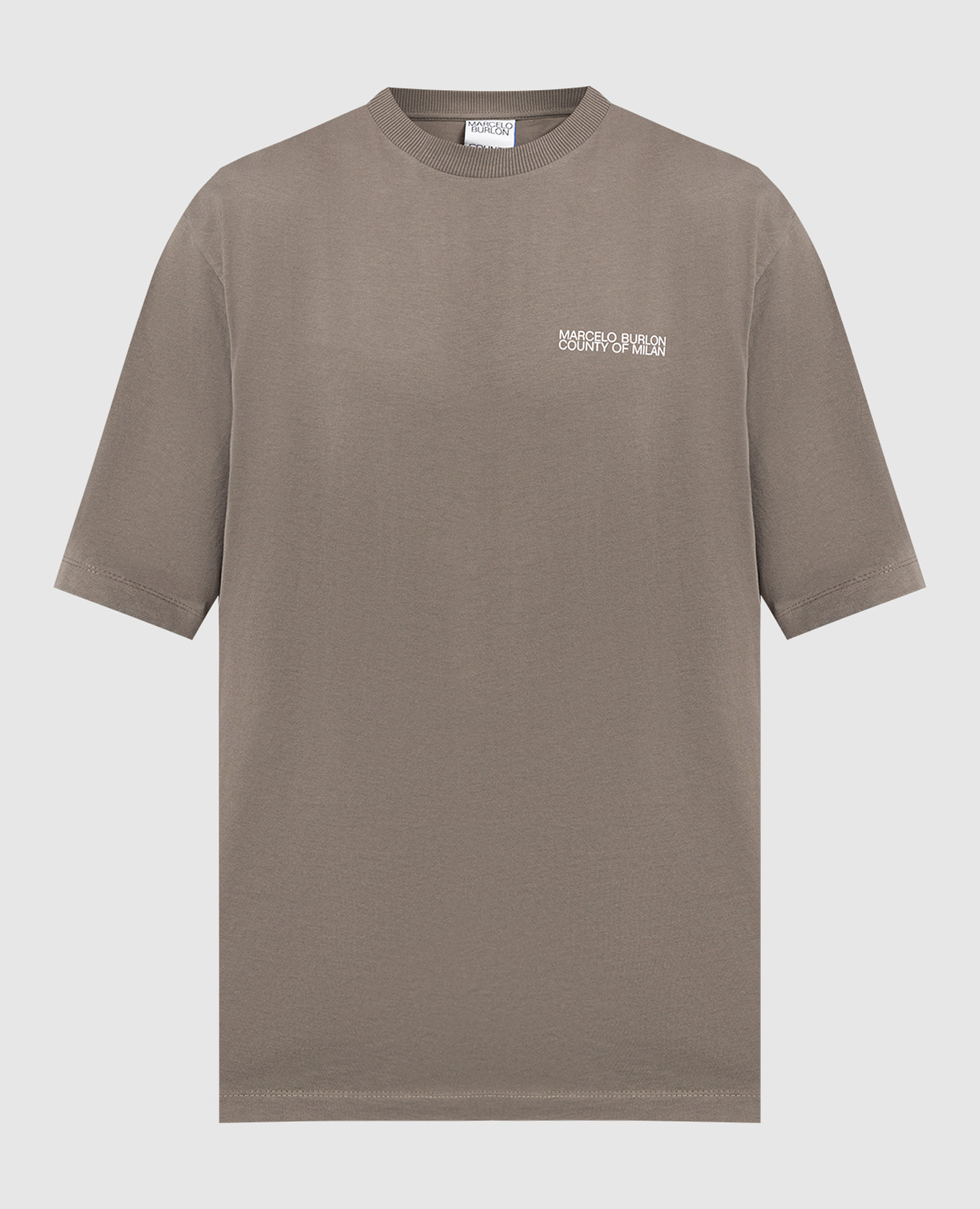 TEMPERA CROSS OVER khaki t-shirt with logo print