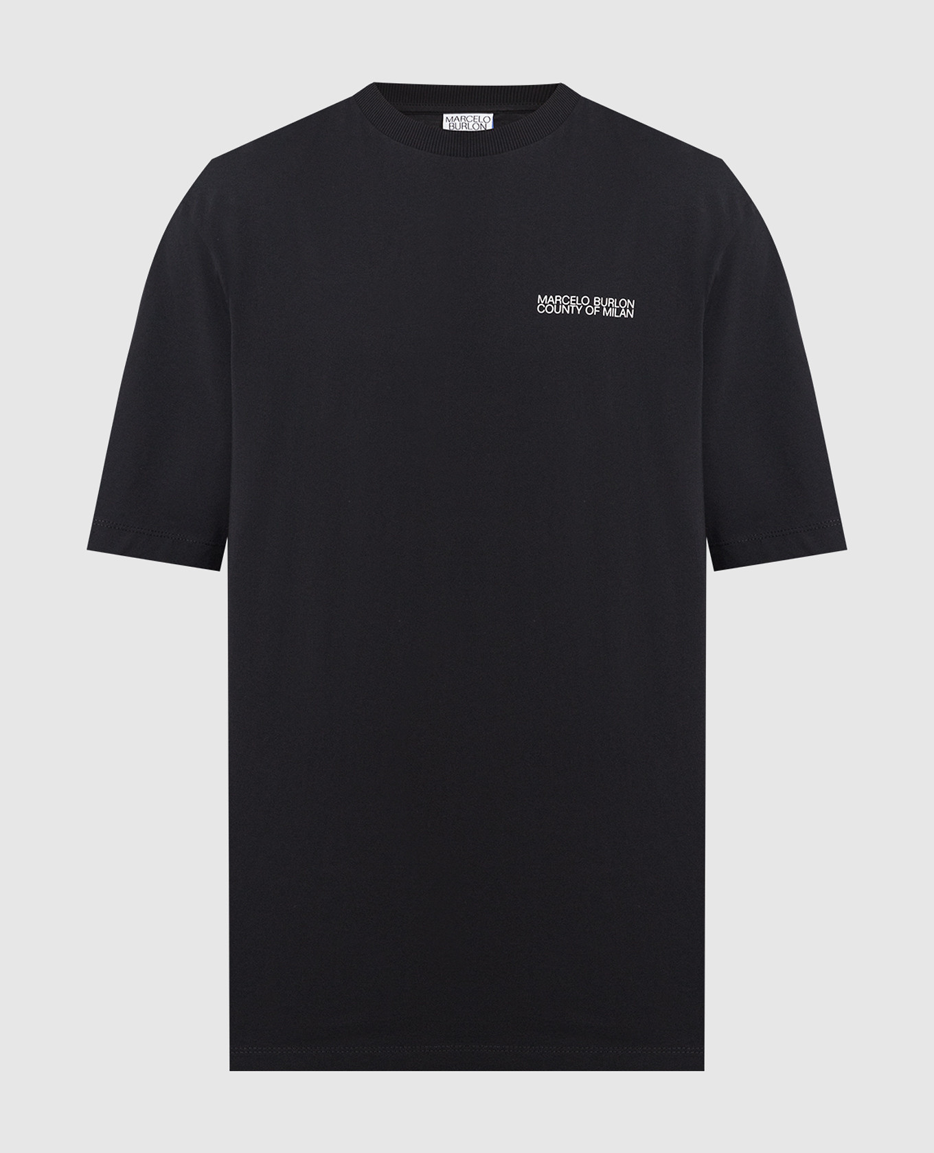 Black T-shirt TEMPERA CROSS OVER with logo print