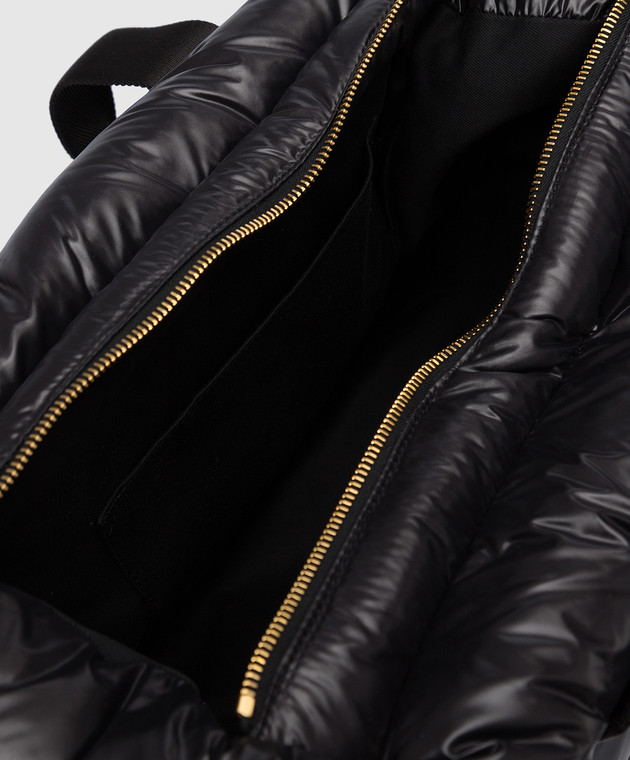 Moncler Черная стеганая сумка-тоут Caradoc 5D00005M2176 изображение 4