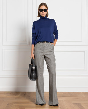 John Smedley Синий гольф Mallery из шерсти MALLERY