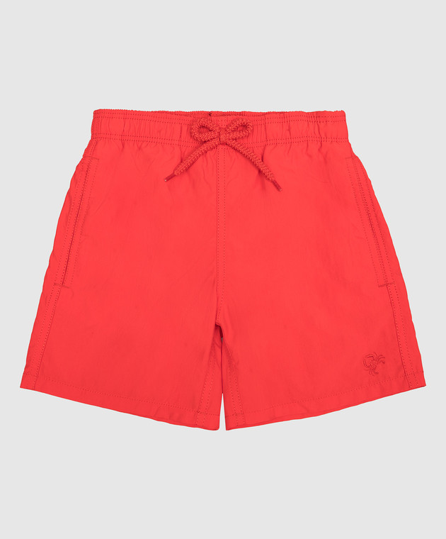 Vilebrequin Children's red Jim swimming shorts with a water-reactive effect JIMU3D53