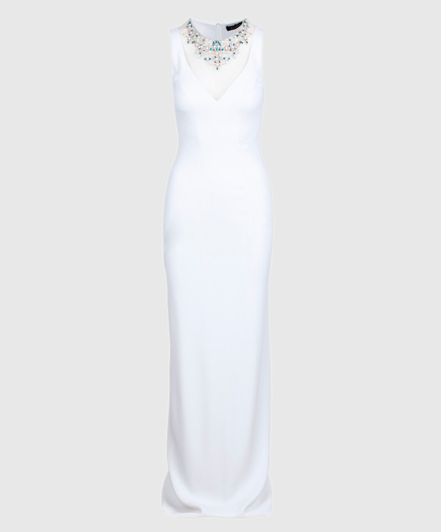 Jenny Packham Біле плаття з кристалами WD112L