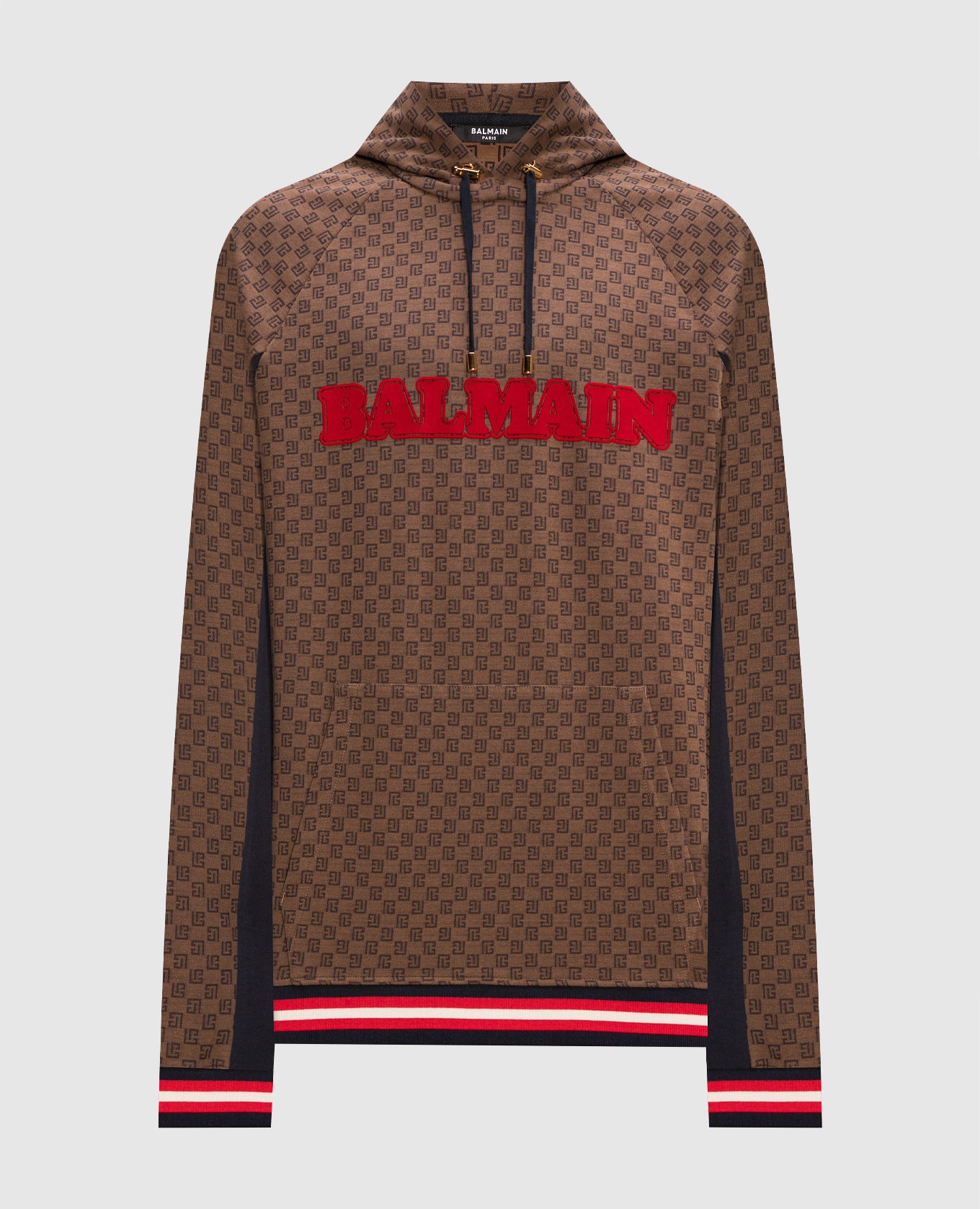 NEW Louis Vuitton brand logo black brown Full Print Hoodie • Kybershop