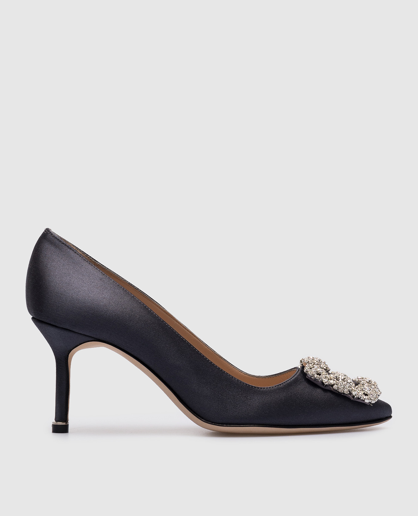 Hangisi GRAY pumps with crystals