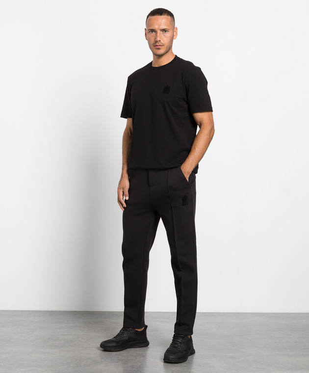 Mackage Чорний спортивний штани Jamil з логотипом JAMIL зображення 2