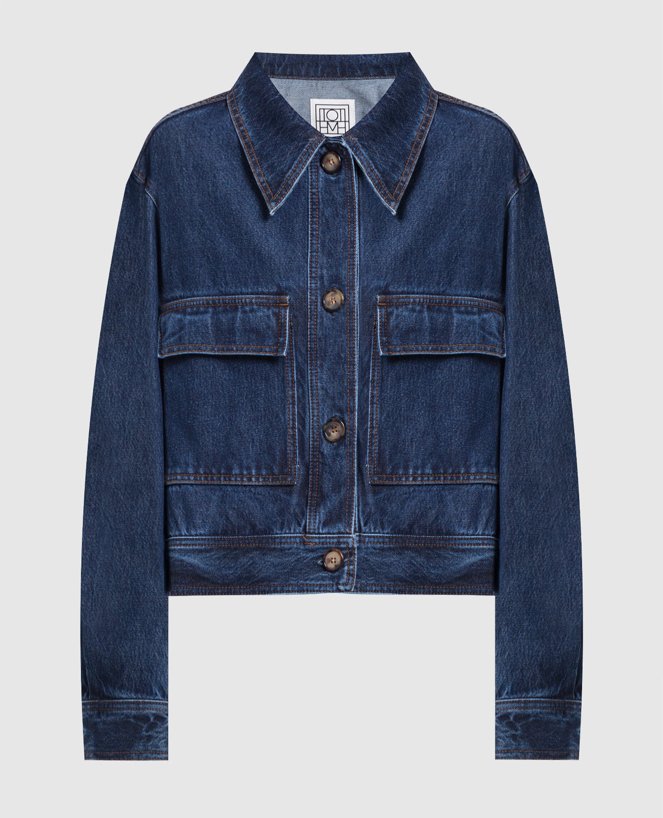 Toteme - Blue denim jacket 2331044741 - buy with Greece delivery