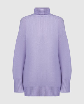 ANNECLAIRE Фиолетовый свитер из шерсти и кашемира D0367857