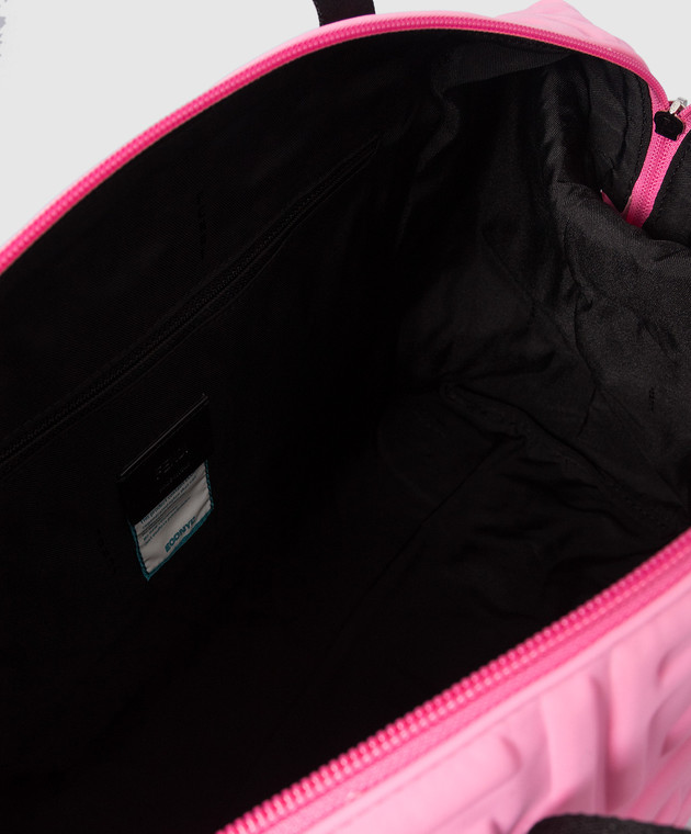 Fendi Дитяча рожева сумка з тисненням логотипу 8BH359AE6I зображення 3