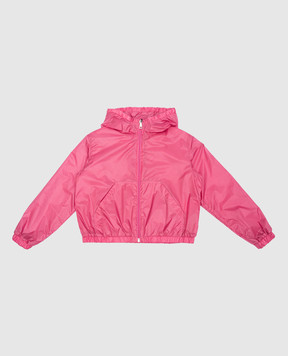 Moncler ENFANT Дитяча рожева вітровка Terbish з логотипом 1A00064595YT46