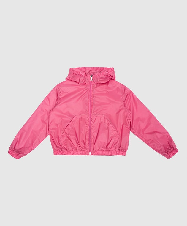Moncler ENFANT Baby pink Terbish windbreaker with logo 1A00064595YT46