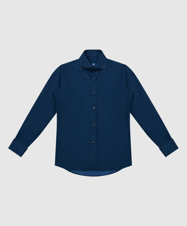 Stefano Ricci Children's blue shirt YC003265EX1500