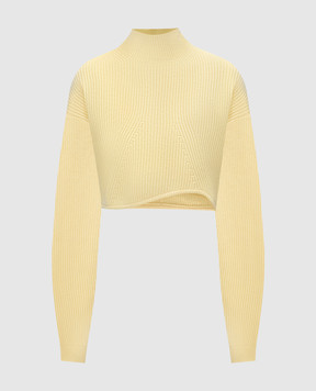 Solotre Желтый свитер из кашемира M3R0006R