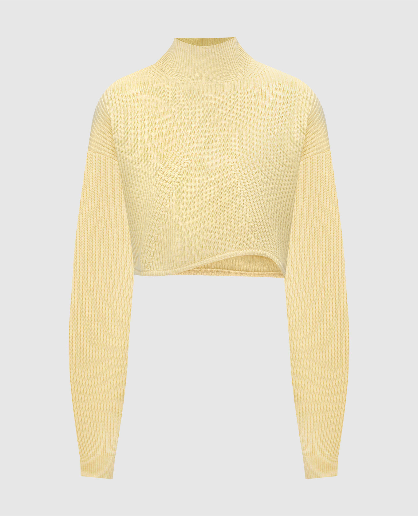 Желтый свитер из кашемира