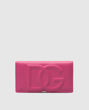 Dolce&Gabbana Розовый клатч DG LOGO BI3279AG081
